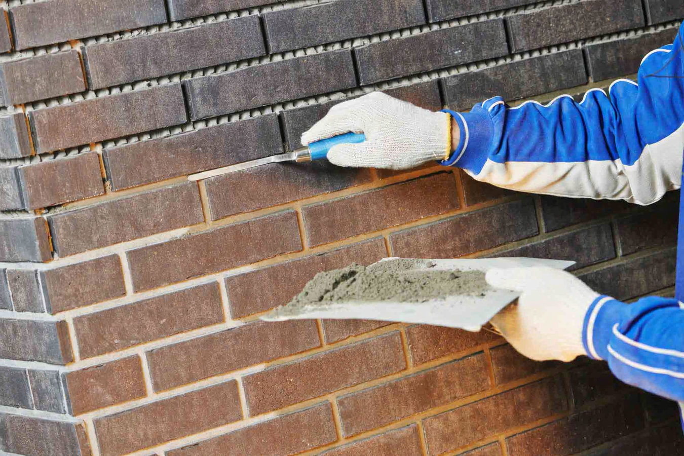 Brick wall installation